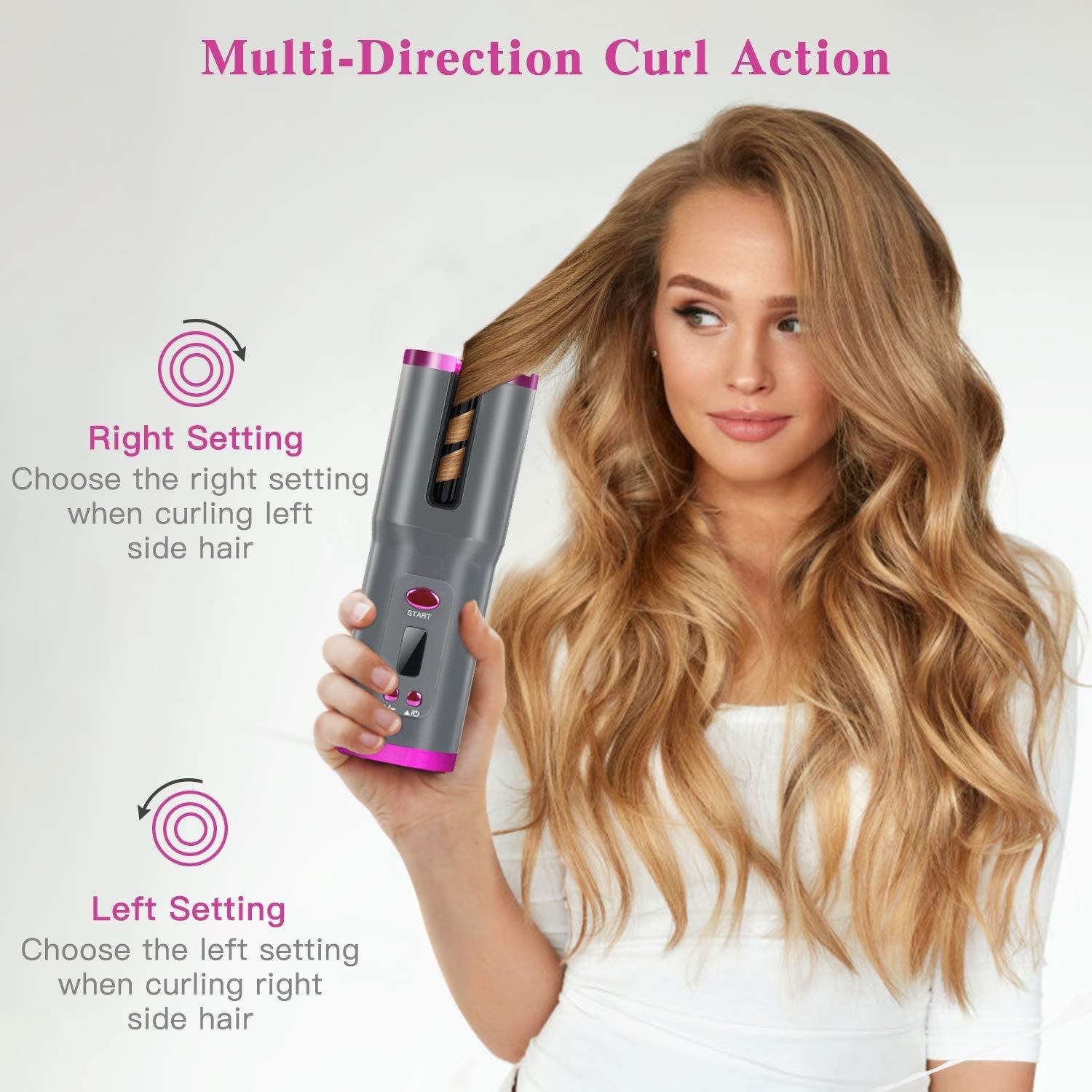 Professional Auto Cordless Hair Curler - Beautyic.co.uk