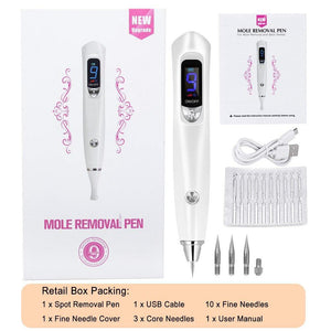 9 Level Mole Freckle Skin Tag Spot Eraser Plasma Derma Pen - Beautyic.co.uk