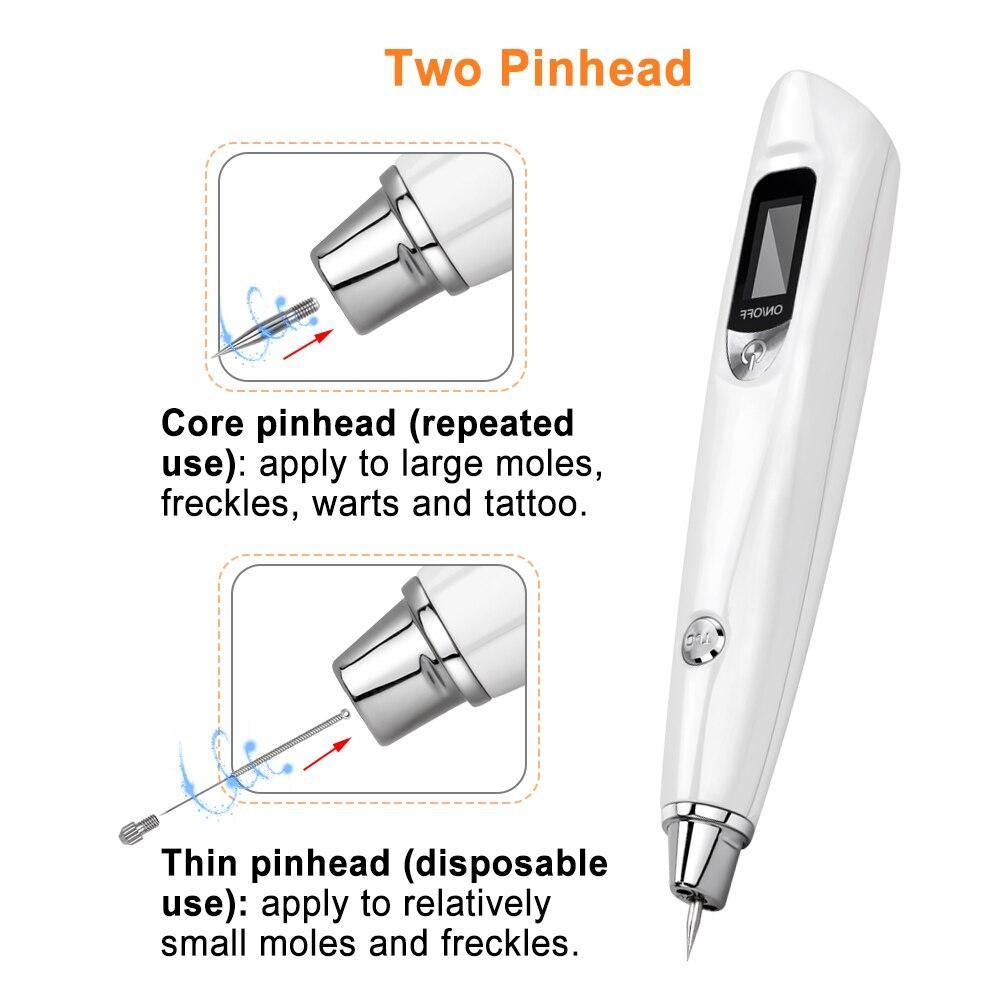 9 Level Mole Freckle Skin Tag Spot Eraser Plasma Derma Pen - Beautyic.co.uk