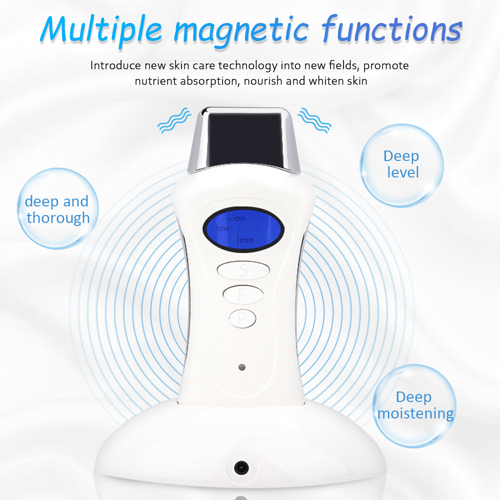 Mini Microcurrent Ion Galvanic Face Spa Device with 3 Massage Heads - Beautyic.co.uk