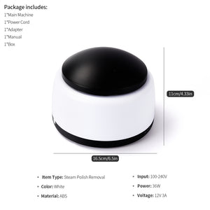 Gel Nail Polish Remover - Portable Electric Acrylic Nail Steam Remover - Beautyic.co.uk