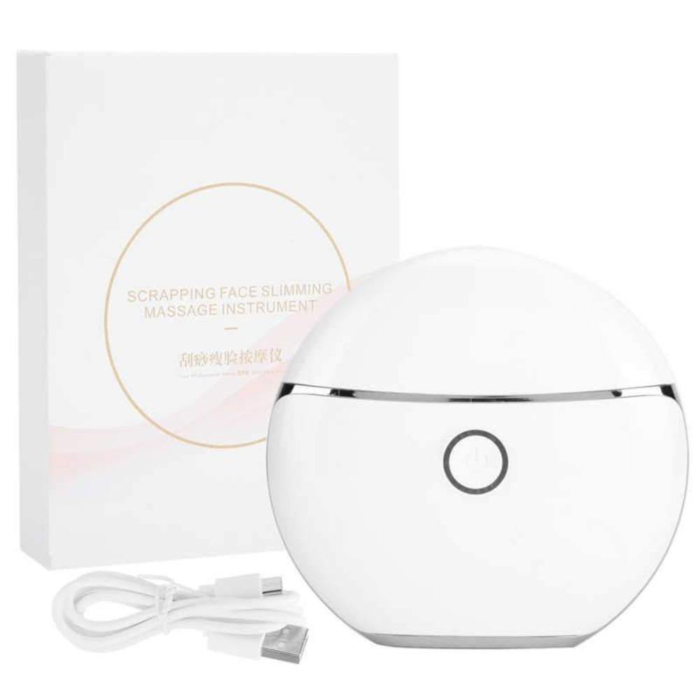 Electric Gua Sha V Line Face Sculpting Massage Tool Heat & Sonic Vibration Face Scraper - Beautyic.co.uk