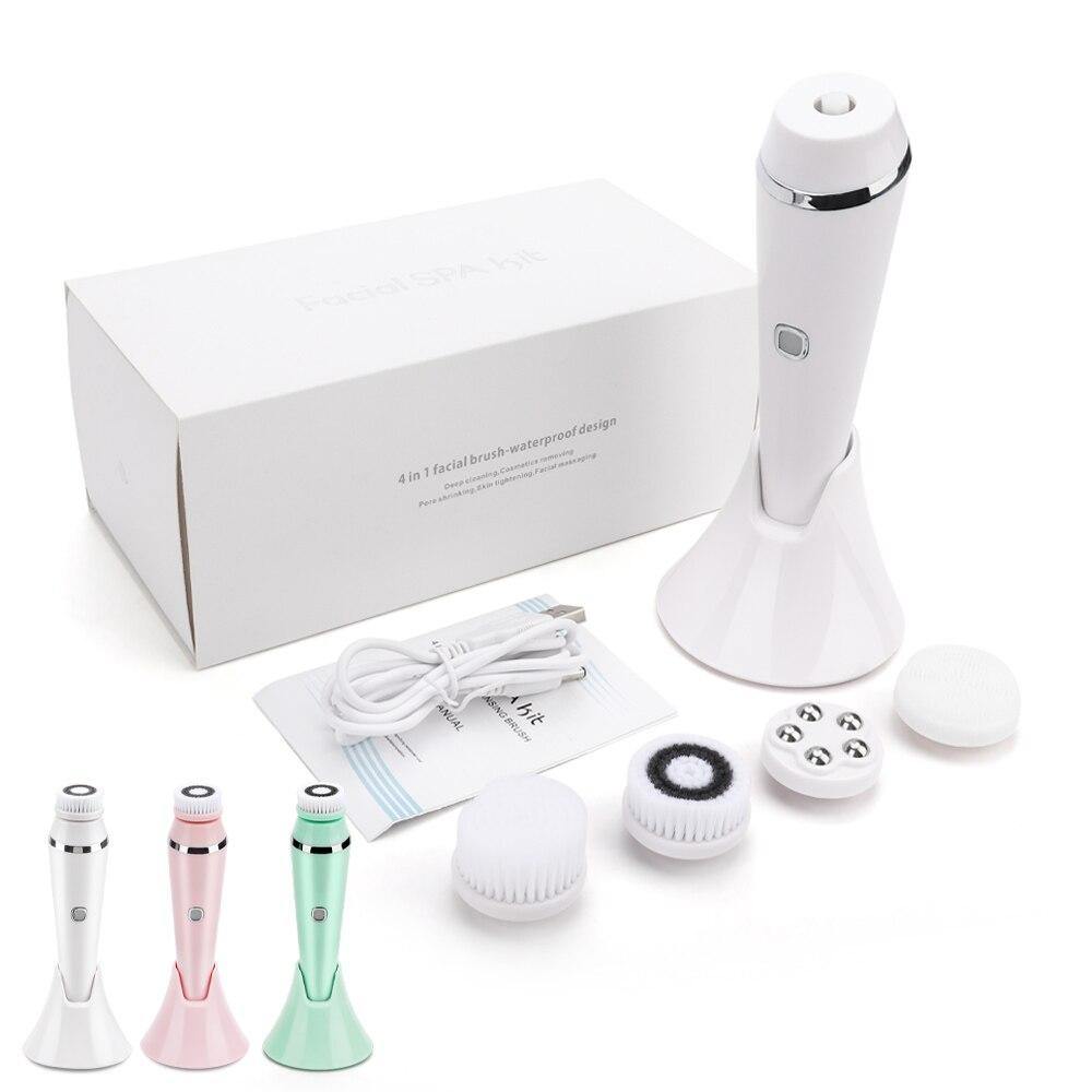4-in-1 Facial Cleansing Brush - Beautyic.co.uk