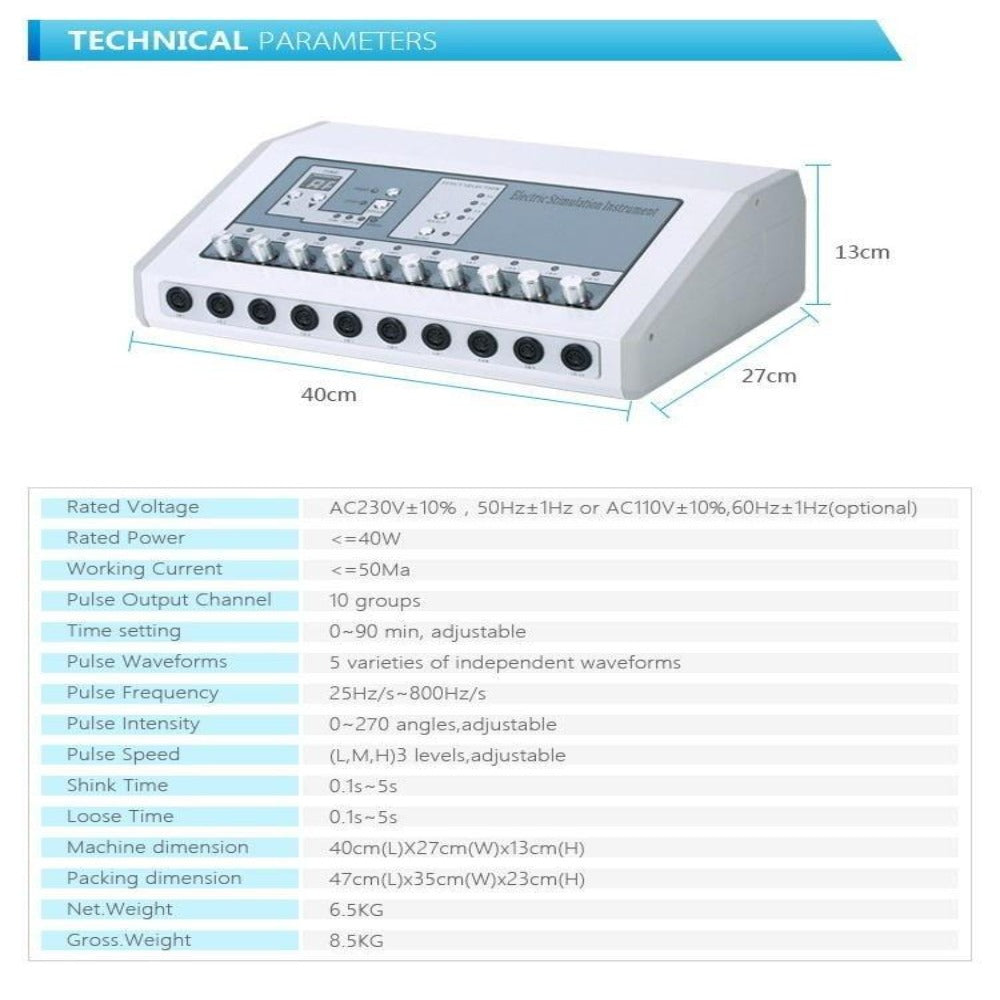 Microcurrent Body Shaper Lifting Tighten Slim Electrode Stimulation Beauty Machine - Beautyic.co.uk