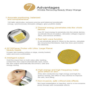 Rechargeable RF Dot Matrix Facial Skin Tightening Wrinkle Removal Beauty Machine - Beautyic.co.uk