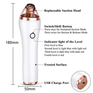 Electric Cupping Guasha Acupoints Vacuum Massager Blackhead Eliminate Machine - Beautyic.co.uk