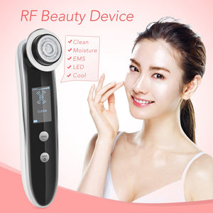 LED RF EMS Ion Skin Care Facial Beauty Massager for Home Use - Beautyic.co.uk