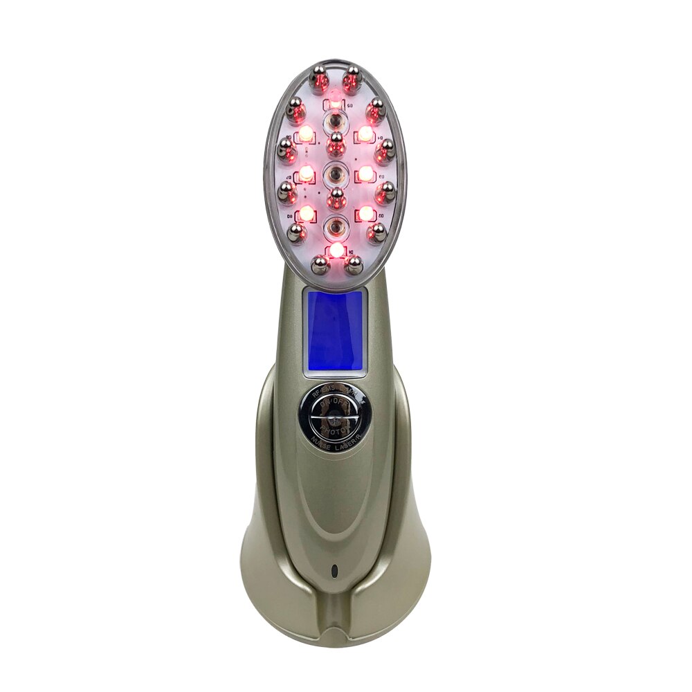 Laser Hair Growth Comb RF Hair Massage Brush Comb - Beautyic.co.uk