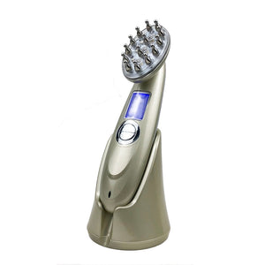 Laser Hair Growth Comb RF Hair Massage Brush Comb - Beautyic.co.uk
