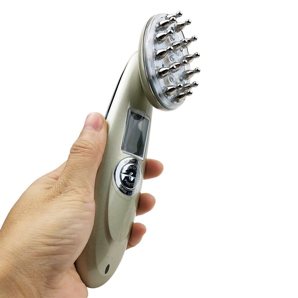 Laser Hair Growth Comb RF Hair Massage Brush Comb - Beautyic.co.uk