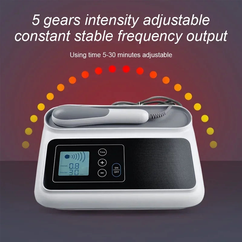 Electric Ultrasound Therapy Machine, Deep Tissue Pain Relief, Physiotherapy Device, 5 Intensity Levels, LCD Display, Muscle Recovery, Inflammation Relief
