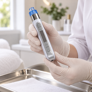 Mesotherapy Injection Device shown during preparation