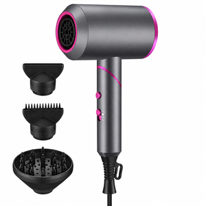 Pink hair dryer — correct variant on a white background