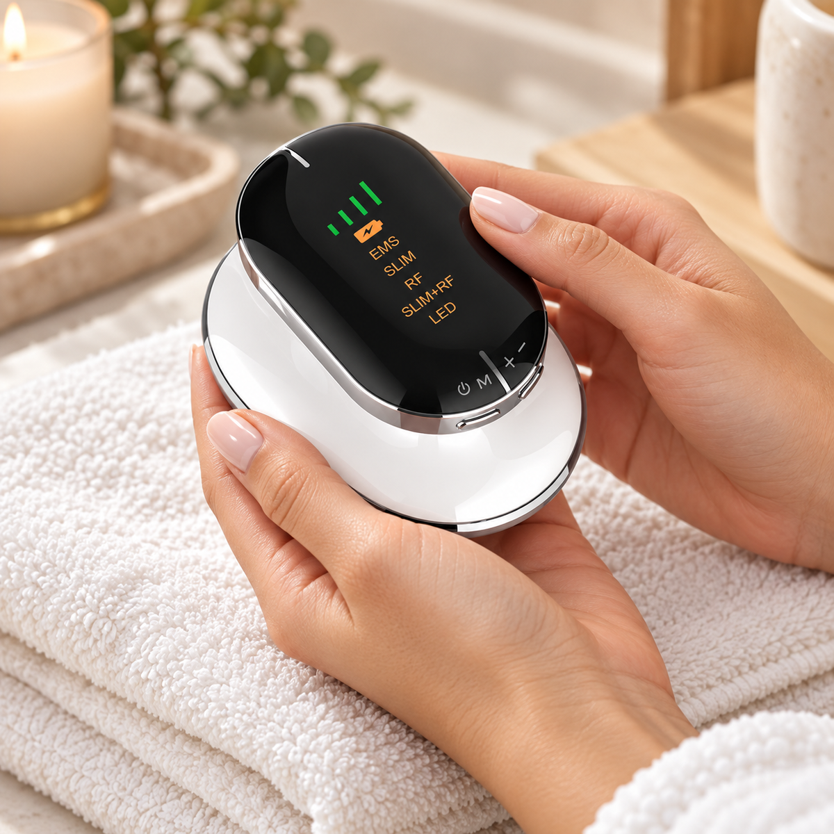 Anti-Cellulite Body Massager shown during preparation