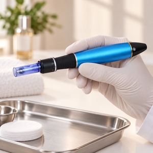 Dr Pen A1 Wireless Microneedling Device shown during preparation