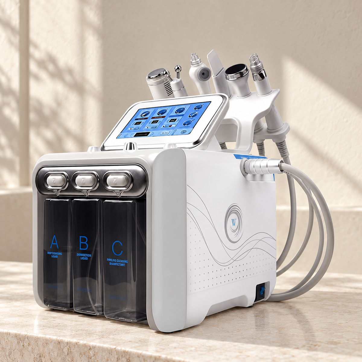Hydro Dermabrasion Machine 6 in 1 – Facial Deep Cleansing & Rejuvenation — product presentation