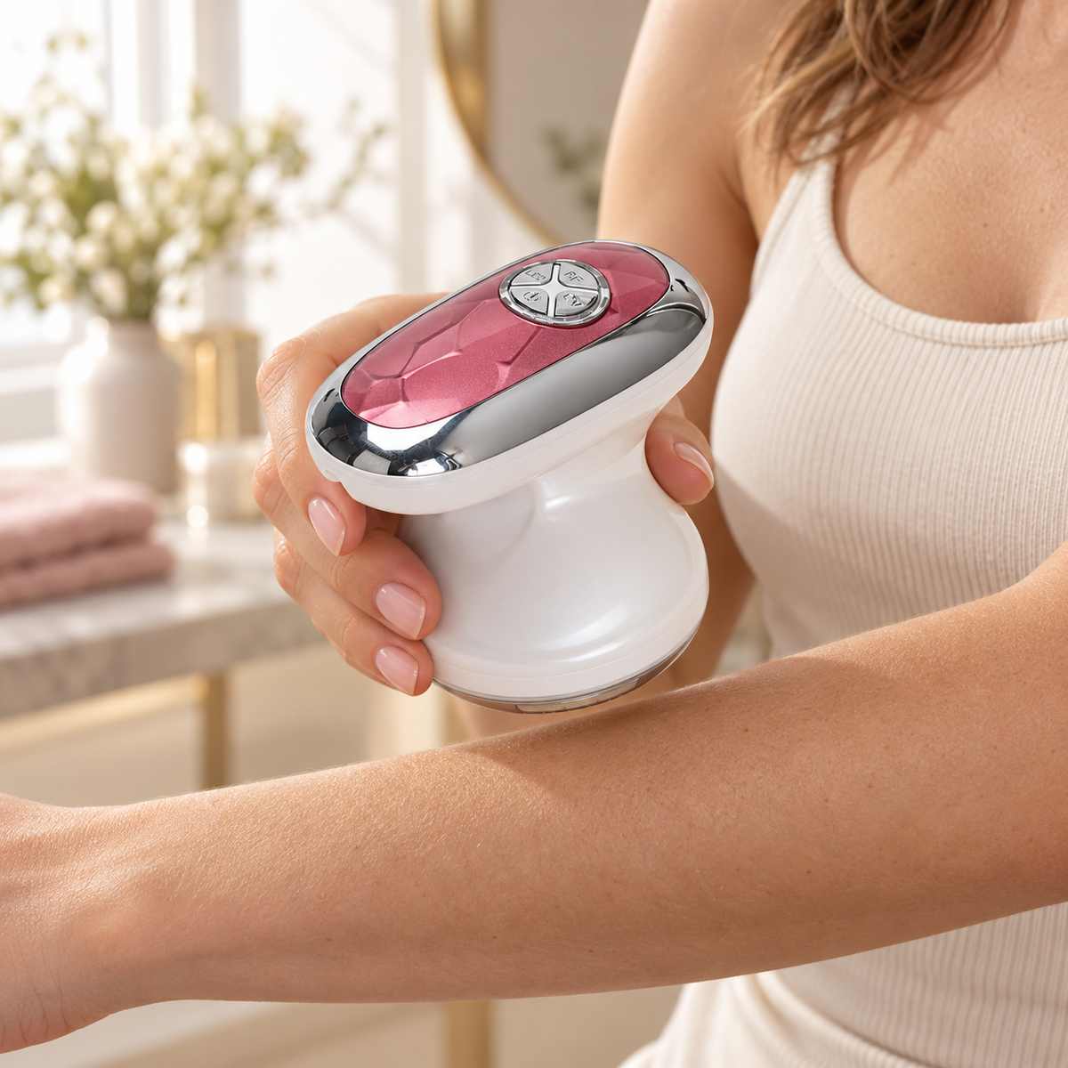 Ultrasonic RF Slimming Machine shown during preparation