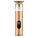 Gold colour option of the rechargeable electric foot file on a white background.