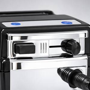 Close-up of the nail drill speed slider and front power switch