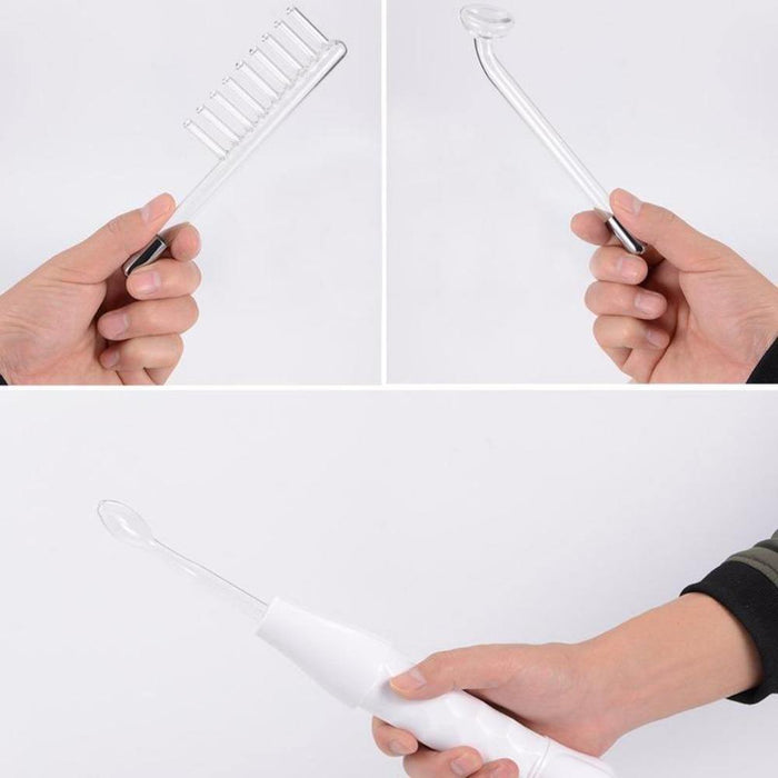 Portable Handheld High Frequency Skin Therapy Wand Machine - Beautyic.co.uk