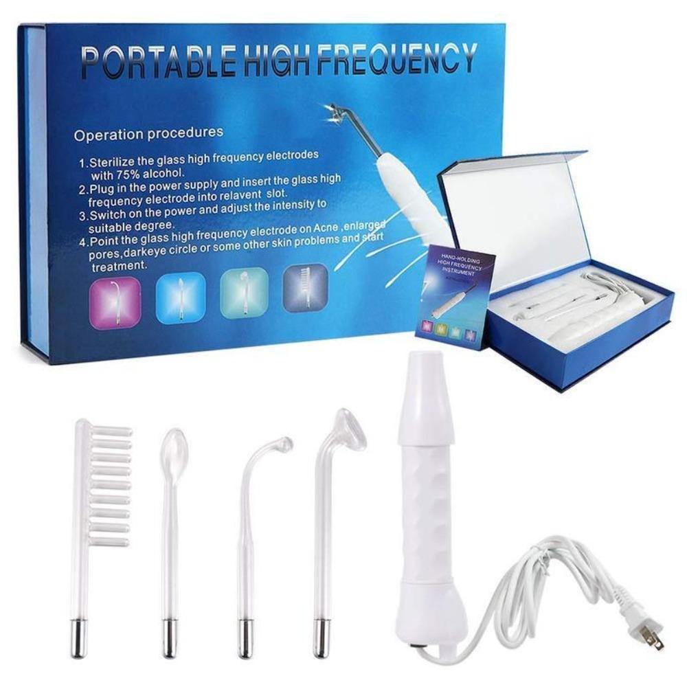 Portable Handheld High Frequency Skin Therapy Wand Machine - Beautyic.co.uk