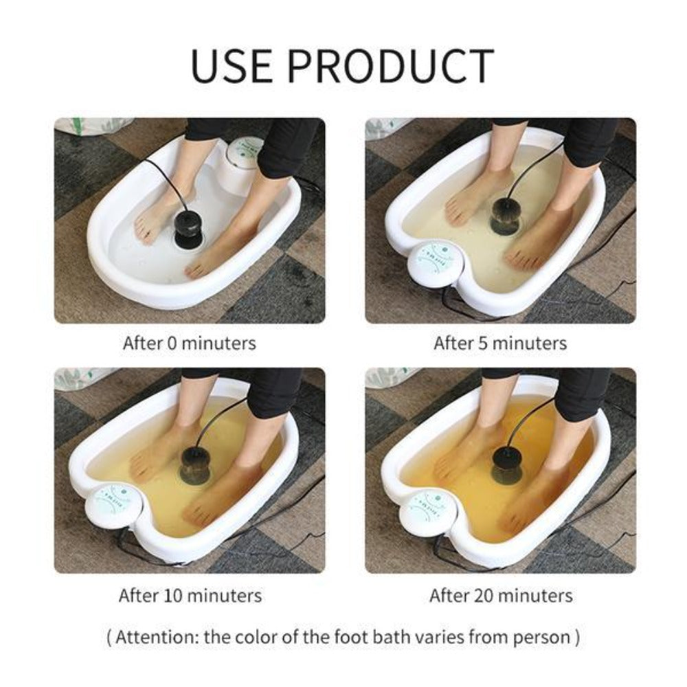 Foot Spa Bath Massager Ion Detox Cleanse Ionic Foot Bath Machine - Beautyic.co.uk
