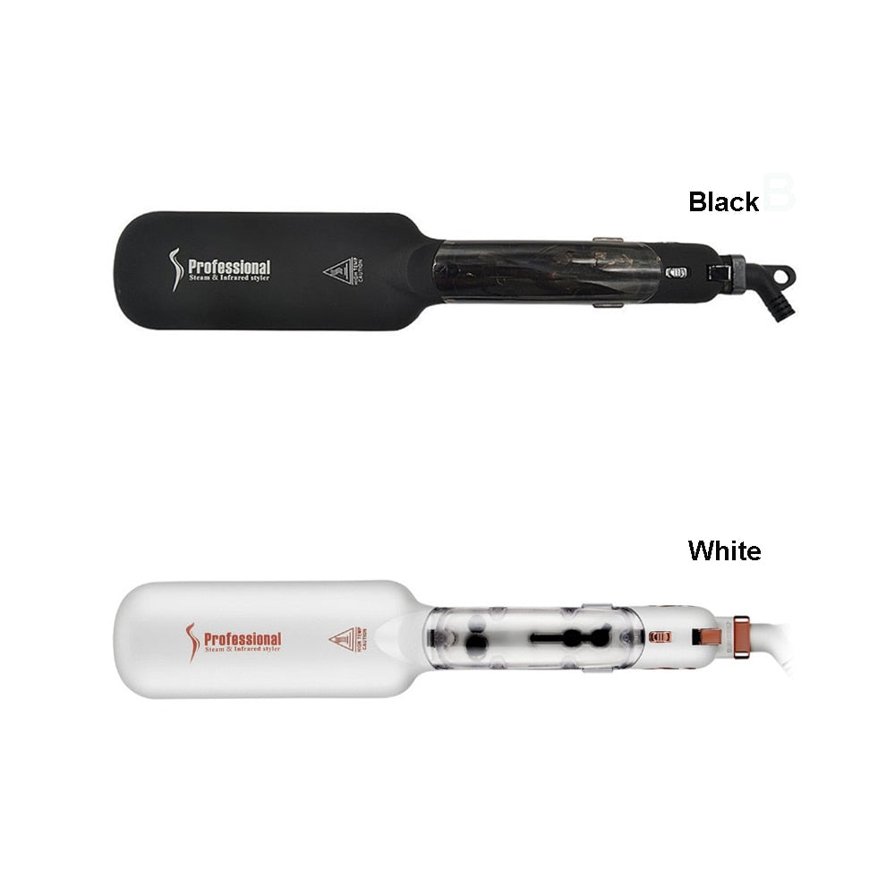 Professional Steam Hair Straightener Ceramic Steam - Beautyic.co.uk