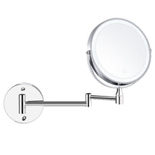 Load image into Gallery viewer, 8 Inch Wall Mounted Bathroom LED Mirror - Beautyic.co.uk
