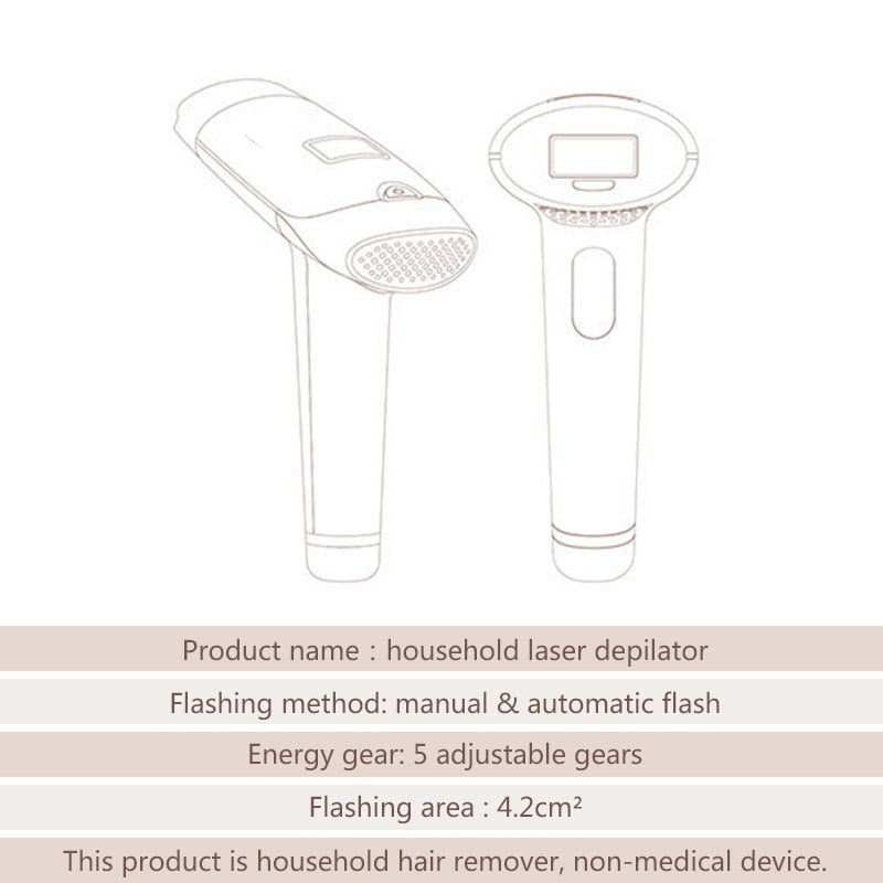 Lescolton T009i Depilator a Laser 400000 Pulsed IPL - Beautyic.co.uk