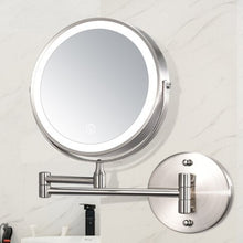 Load image into Gallery viewer, 8 Inch Wall Mounted Bathroom LED Mirror - Beautyic.co.uk
