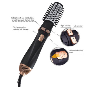 Golden Hair Dryer Brush - Beautyic.co.uk