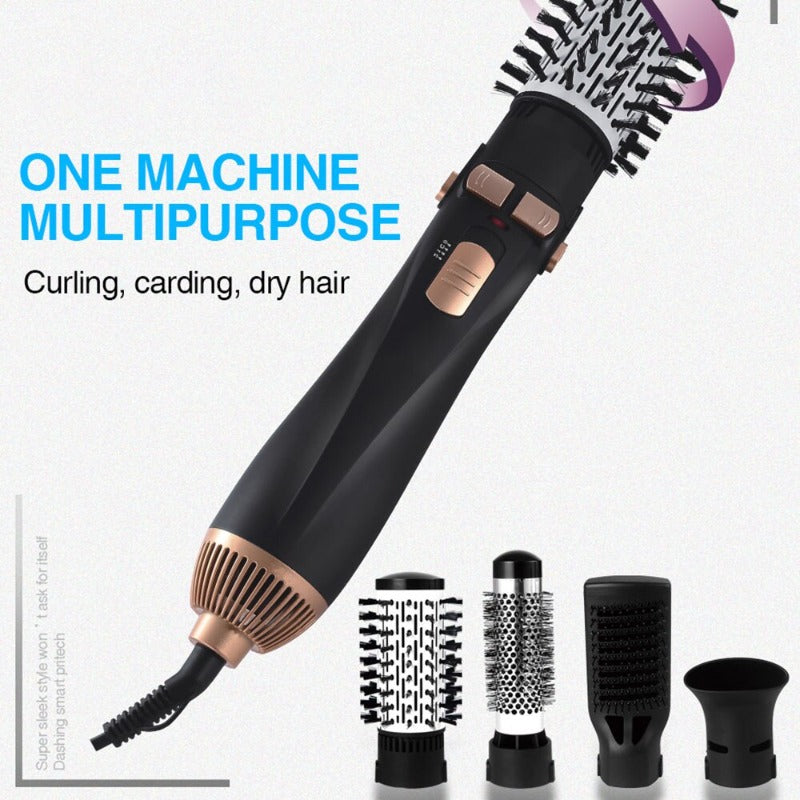 Golden Hair Dryer Brush - Beautyic.co.uk