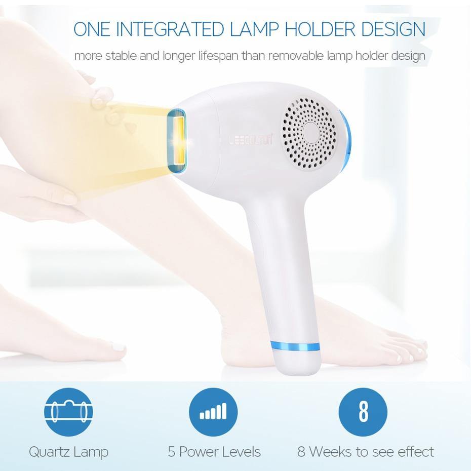 Permanent 3 in 1 IPL 350,000 Flashes Hair Removal ICE Cold Device - Beautyic.co.uk