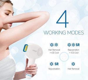 Permanent 3 in 1 IPL 350,000 Flashes Hair Removal ICE Cold Device - Beautyic.co.uk