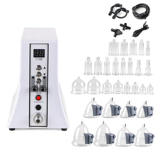 Breast Enlargement Bigger Buttock Vacuum Therapy Body Massage Cupping Machine - Beautyic.co.uk