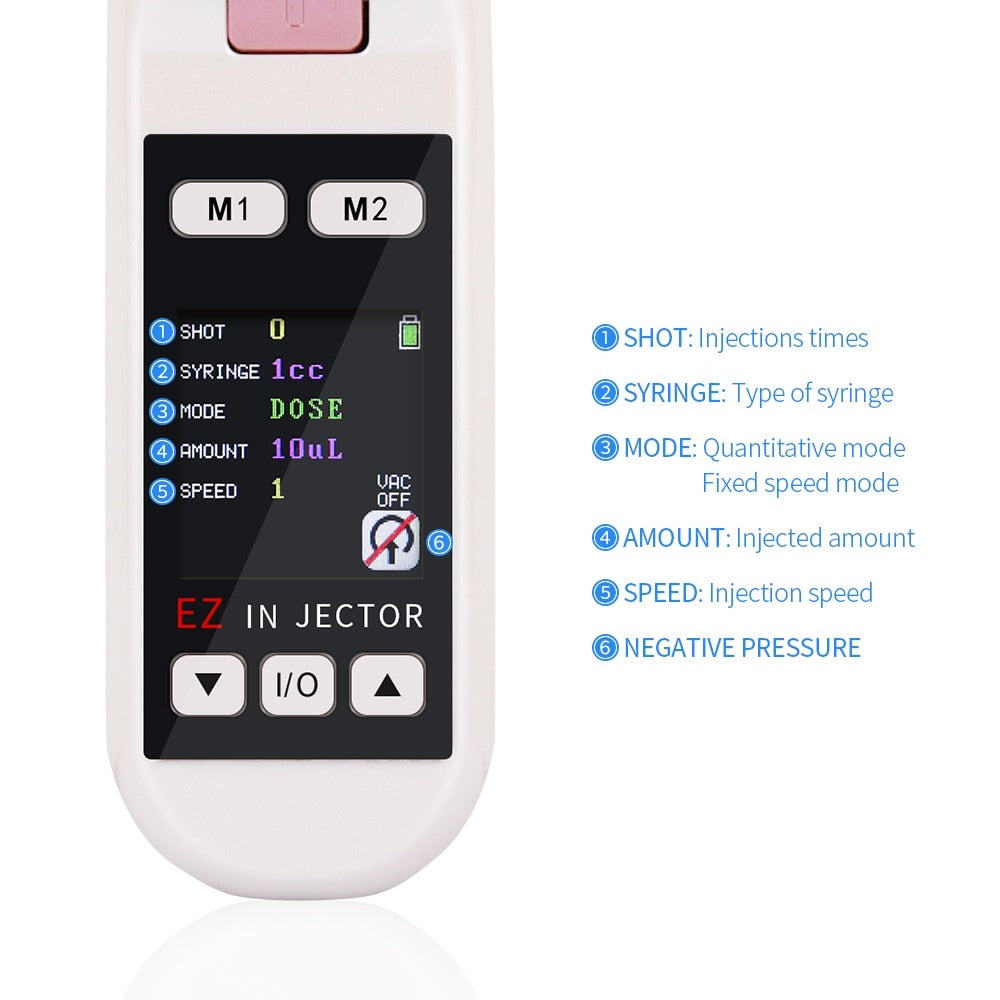 Mesotherapy EZ Negative Pressure Meso Gun Beauty Machine - Beautyic.co.uk