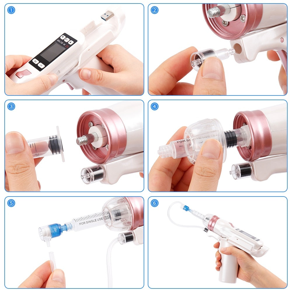 Mesotherapy EZ Negative Pressure Meso Gun Beauty Machine - Beautyic.co.uk