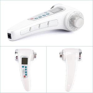 4 in 1 3Mhz Ultrasonic Galvanic Ion Photon Face Massager Skin Care Beauty Device - Beautyic.co.uk