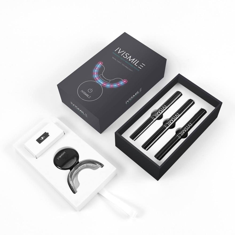 Teeth Whitening High Strength LED Blue Laser Dental Bleaching System Set - Beautyic.co.uk