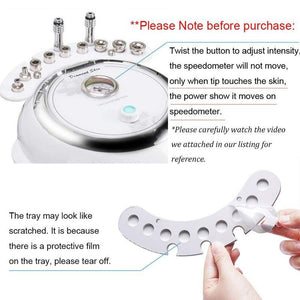3 in 1 Diamond Microdermabrasion Machine Vacuum Spray Dermabrasion Therapy Machine - Beautyic.co.uk