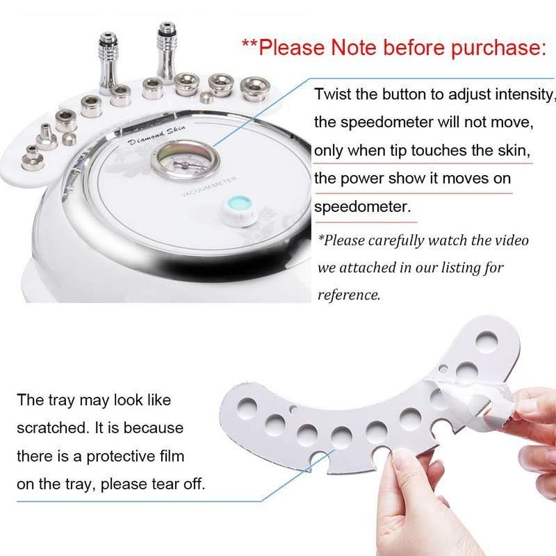 3 in 1 Diamond Microdermabrasion Machine Vacuum Spray Dermabrasion Therapy Machine - Beautyic.co.uk
