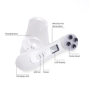 5 IN 1 LED Light Facial Therapy For Acne Wrinkle Skin Tightening Device - Beautyic.co.uk