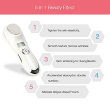 Load image into Gallery viewer, Ultrasonic Facial Hot Cold Sound Wave Skin Tightening Wrinkles Acne Removal Machine - Beautyic.co.uk
