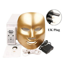 Load image into Gallery viewer, Photon LED 7 Colors Facial Mask Anti Wrinkle Acne Removal Device - Beautyic.co.uk
