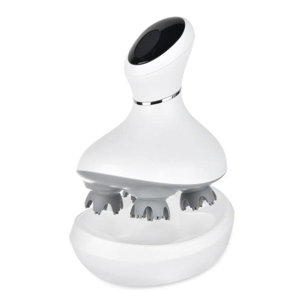 Cordless Head Scalp Massager with Kneading Massage Modes and Charging Dock - Beautyic.co.uk