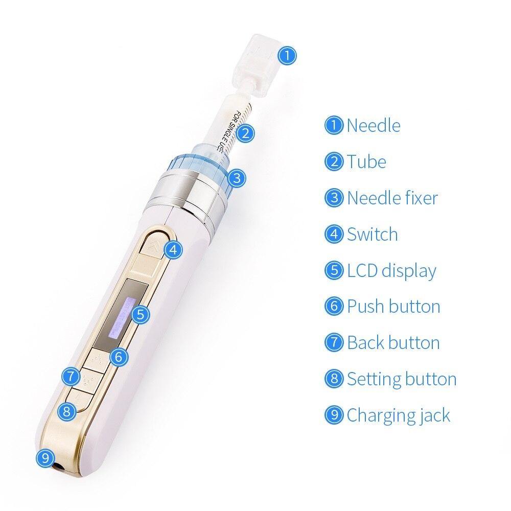 3D Smart Water Injection Pen Mesotherapy Injector Wrinkle Removal Beauty Device - Beautyic.co.uk
