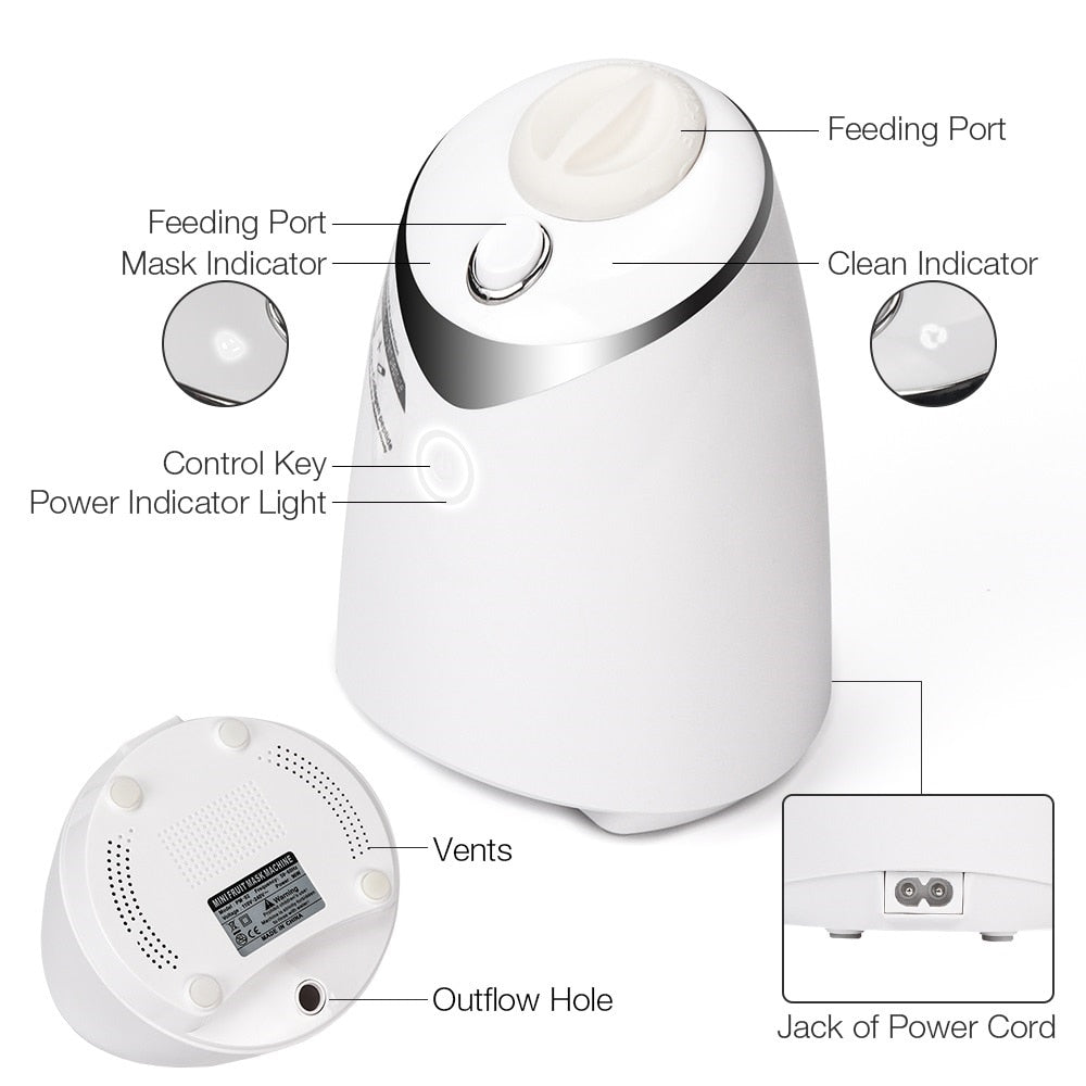 DIY Automatic Organic Fruit Vegetable Face Mask Maker Machine - Beautyic.co.uk
