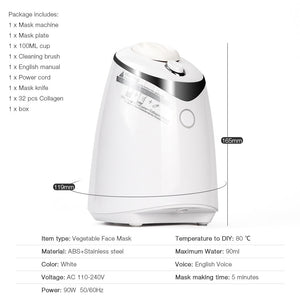 DIY Automatic Organic Fruit Vegetable Face Mask Maker Machine - Beautyic.co.uk