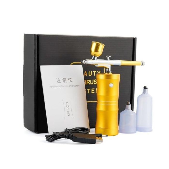 Portable Airbrush Makeup Kit With Compressor Spray Gun for Face Skin Care - Beautyic.co.uk