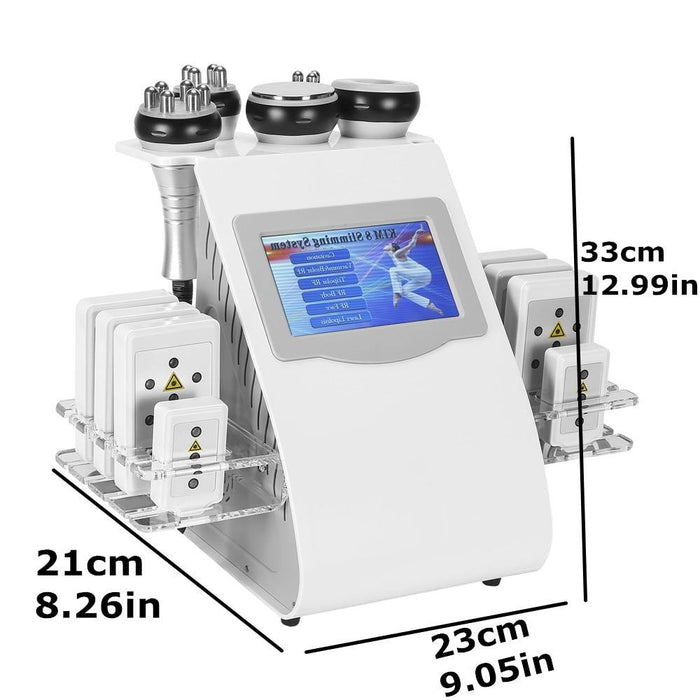6 in 1 Ultrasonic Cavitation RF Vacuum Slimming Cellulite Machine - Beautyic.co.uk